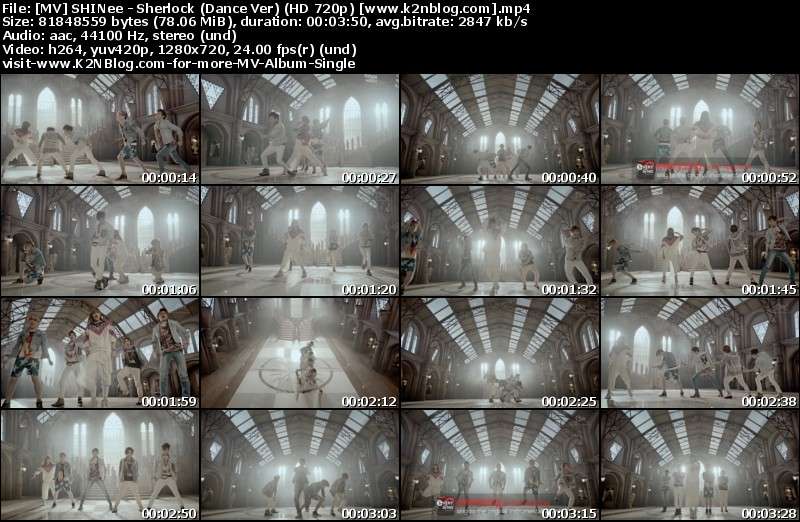 [MV] SHINee - Sherlock (Dance Ver) [HD 720p Youtube]
